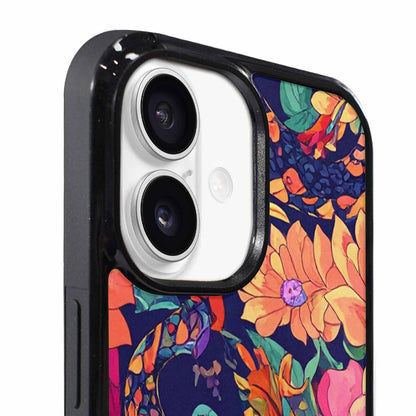 iPhone 17 Case — Floral Snake Print Floral, Custom Designed Case Cover