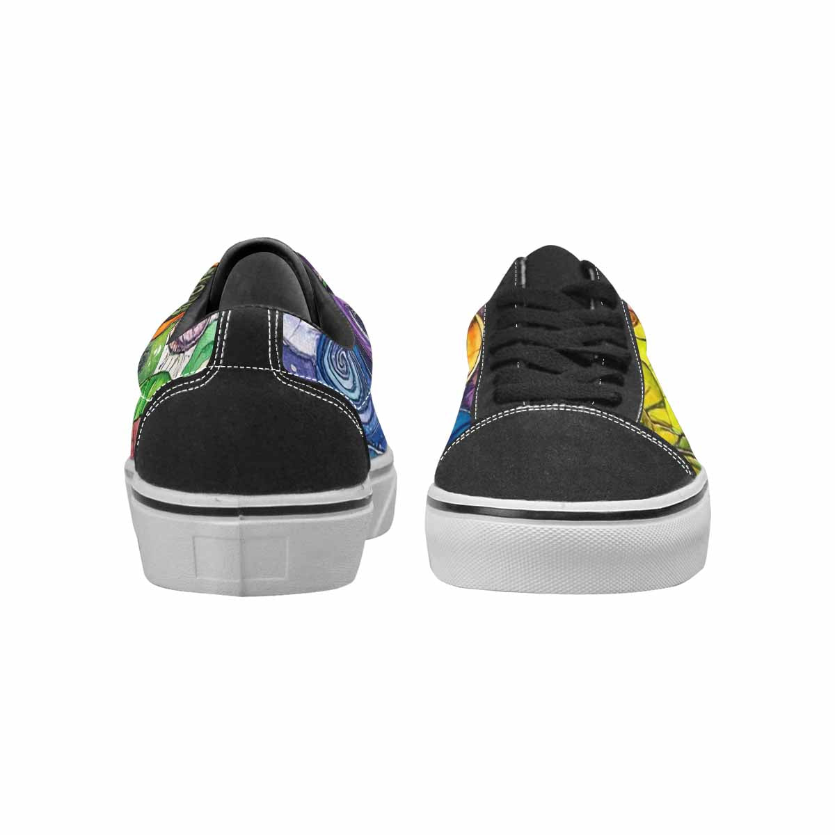 WOMEN'S Tie Lace-Up Canvas Aesthetic Custom Shoes