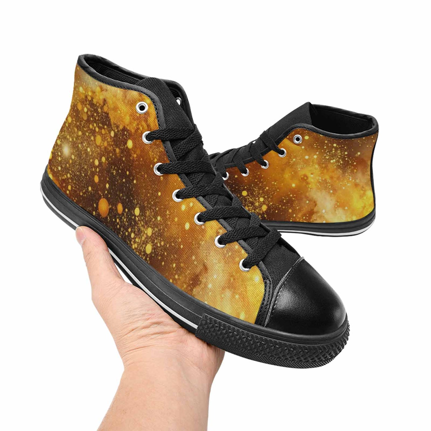 MEN'S Galaxy Art - High Top Canvas Y2K Shoes