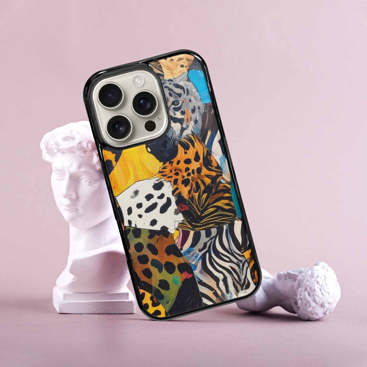 iPhone 16 Pro Case — Full Color Vibrant Animal Print Animal, Unique Phone Case Design