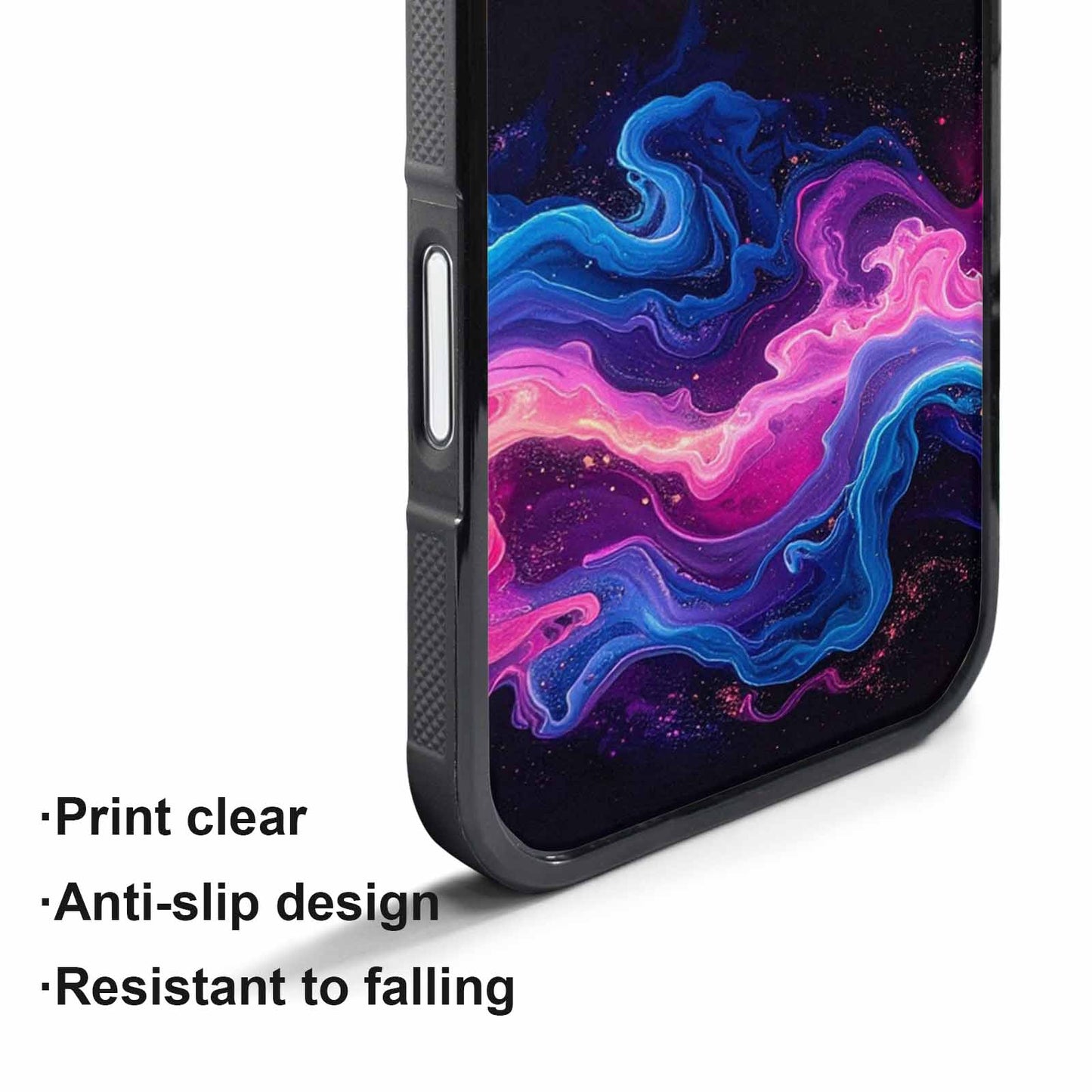iPhone 17 Pro Case — Seamless Repeating Pattern Of Overlapping Galaxy, Custom Made Phone Cover