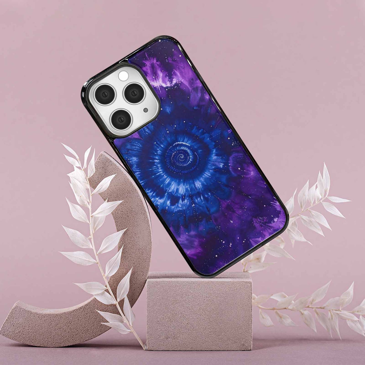 iPhone 15 Pro Max Case — Cosmic Tie Dye, Custom Art Phone Cover