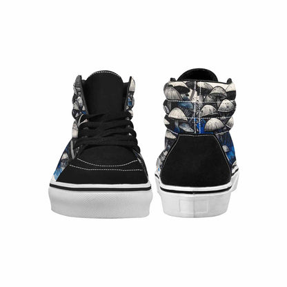 MEN'S Mushrooms (general) High Top Canvas Grunge Shoes