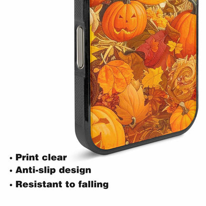 iPhone 16 Pro Case — Autumn Pumpkin Patch Autumn Pumpkin Patch, Custom Designed Case Cover