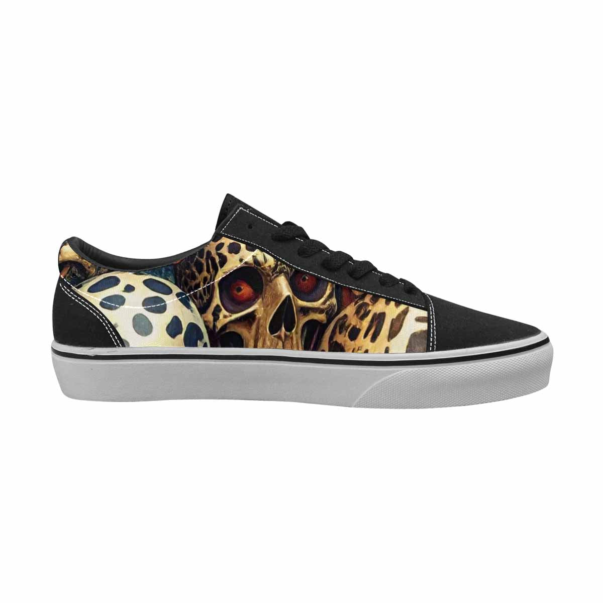 WOMEN'S Skulls Lace-Up Canvas Dreamcore Custom Shoes
