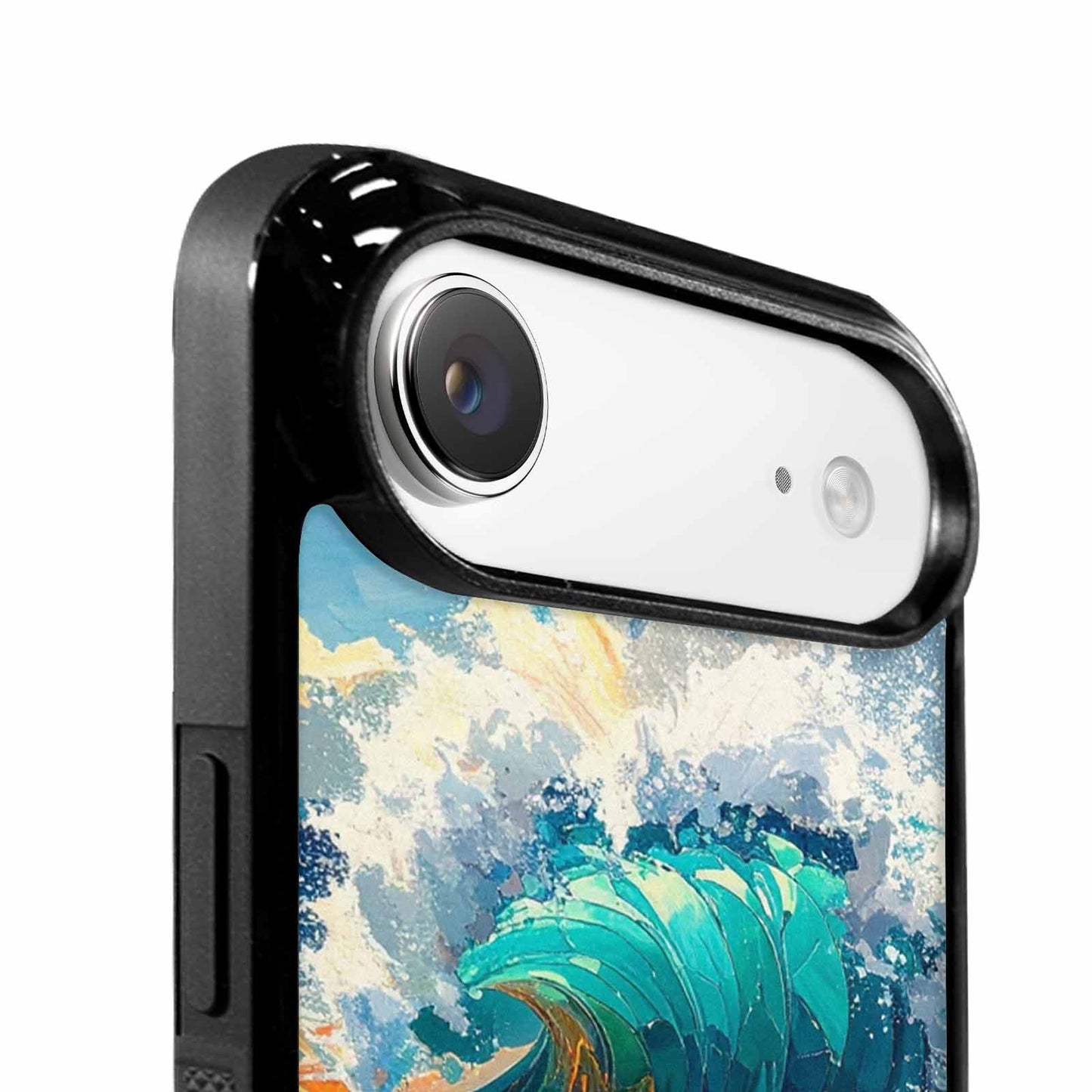 iPhone 17 Air Case — Wave Crest Splash Wave Crest Watercolor, Custom Made Phone Cover