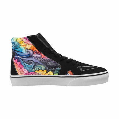 MEN'S Tie High Top Canvas Surreal Shoes
