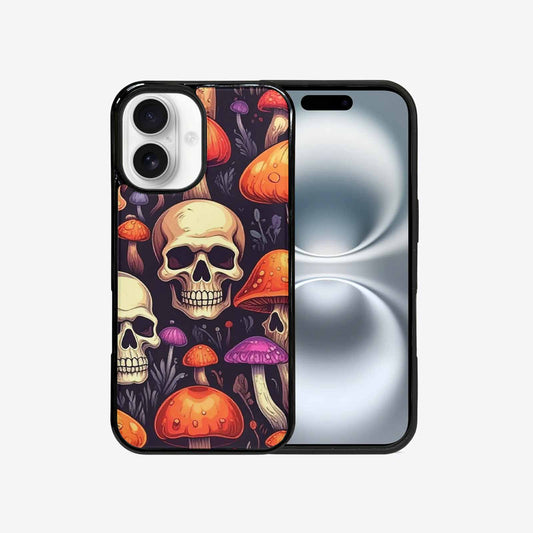 iPhone 16 Case — Mushroom Skulls, Personalized Phone Case