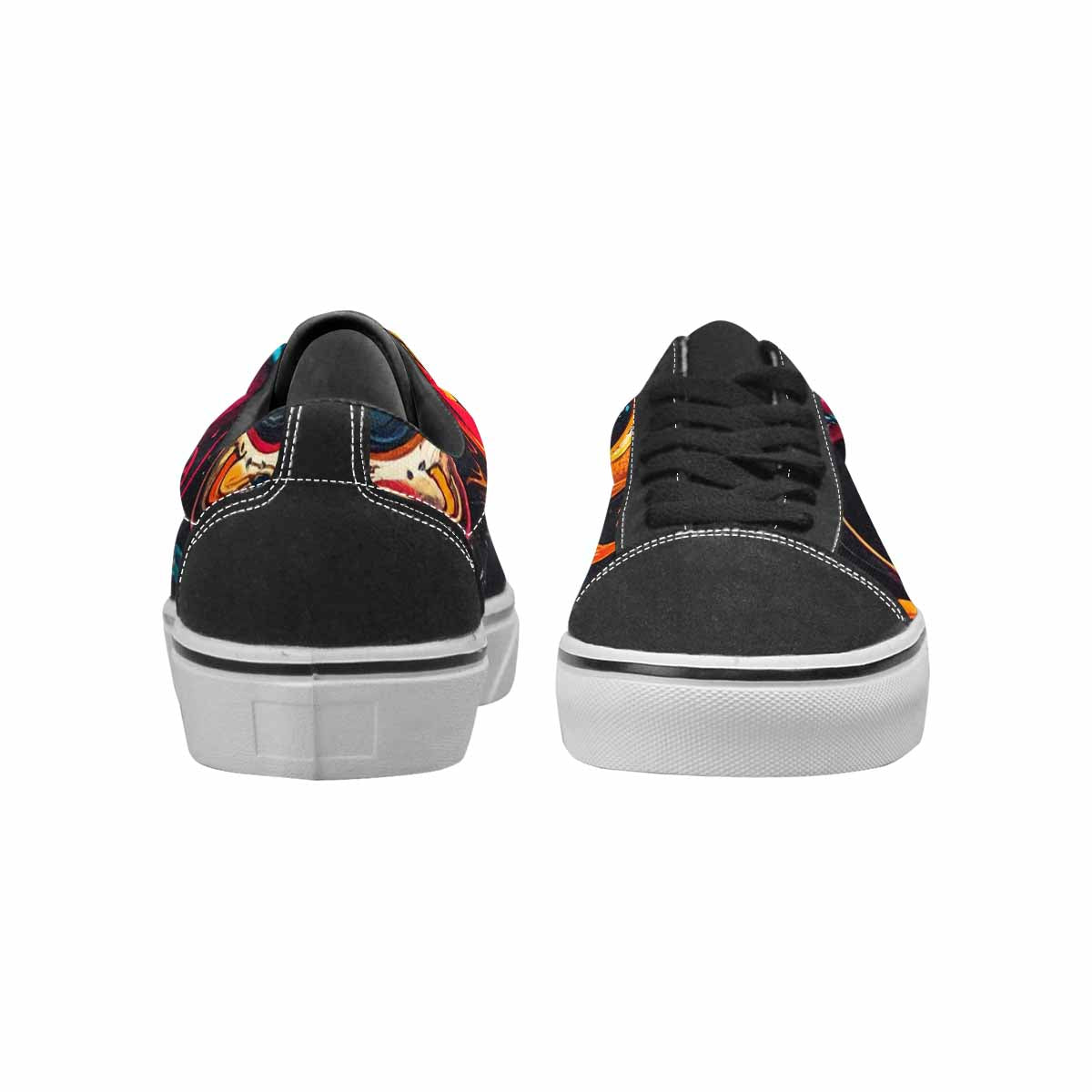 WOMEN'S Graffiti Skull Canvas Lace-Up Dreamcore Sneakers