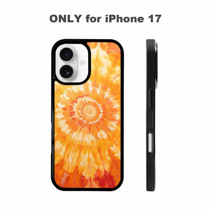 iPhone 17 Case — Ombre Tie Dye Warm Custom Tie, Personalized Phone Case