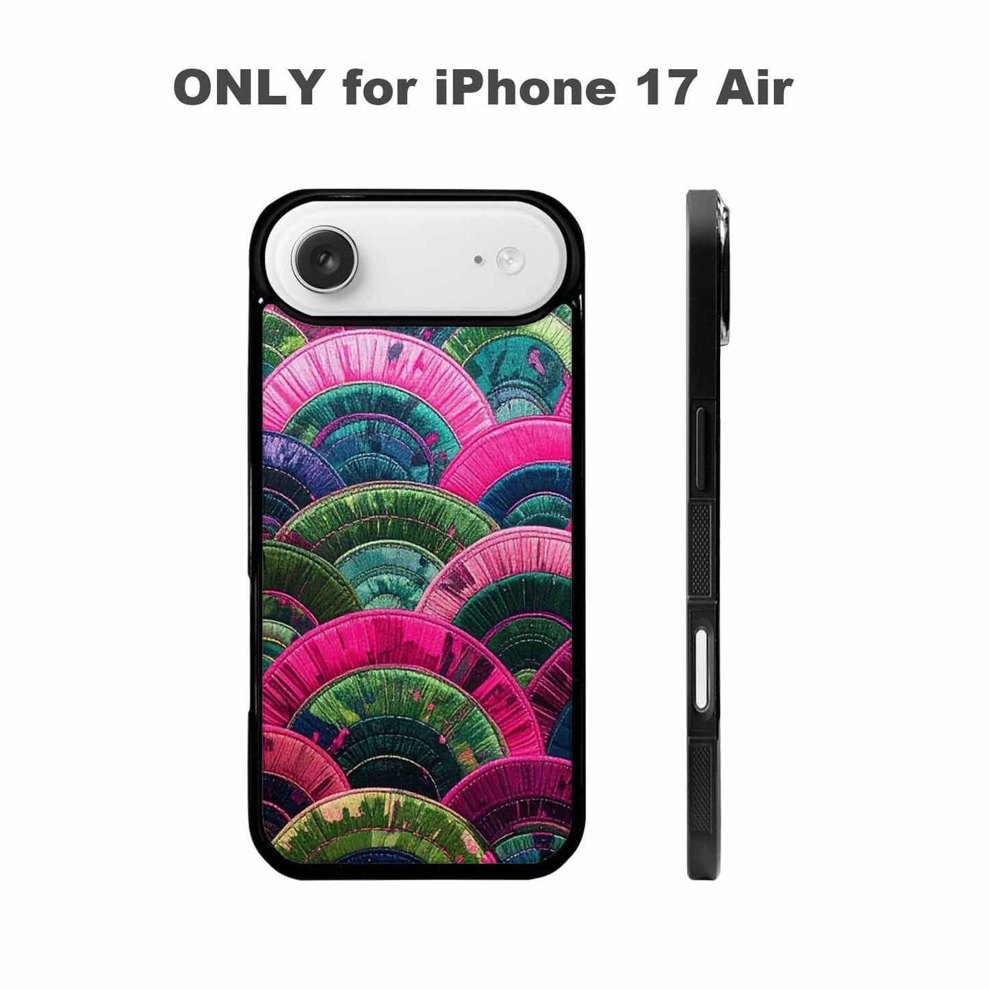 iPhone 17 Air Case — Vivid Camo Polysexual Pride Camo, Custom Printed Phone Case