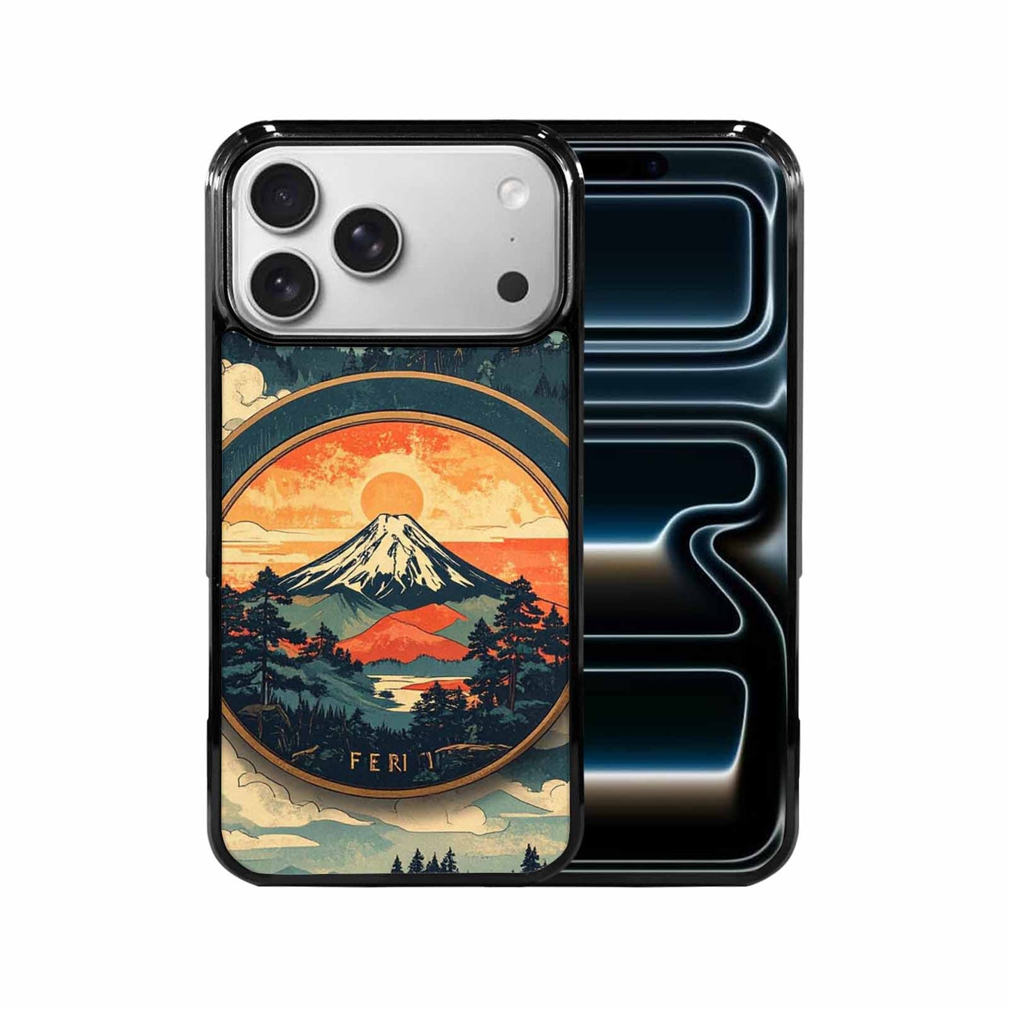 iPhone 17 Pro Max Case — Vintage National Park Retro Vintage, Custom Made Phone Cover