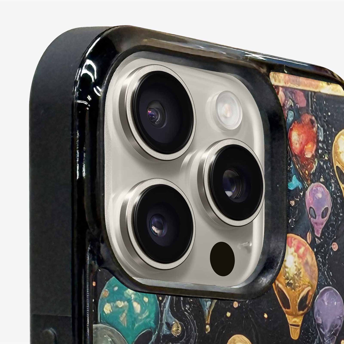 iPhone 16 Pro Case — Aliens Marblealiens Pattern Cyi, Original Design Phone Case