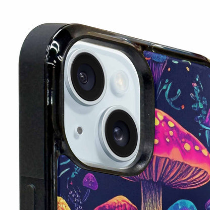 iPhone 15 Plus Case — Psychedelic Mushroom Custom Personalized Phone Cover, Custom Designed Case Cover
