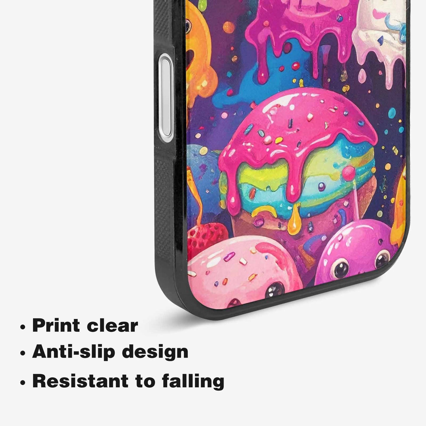 iPhone 16 Plus Case — Melting Ice Cream Monster Charac, Customized Protective Case