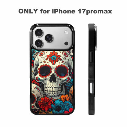 iPhone 17 Pro Max Case — Skull Dark Art Gothic Print Gothic, Custom Printed Phone Case