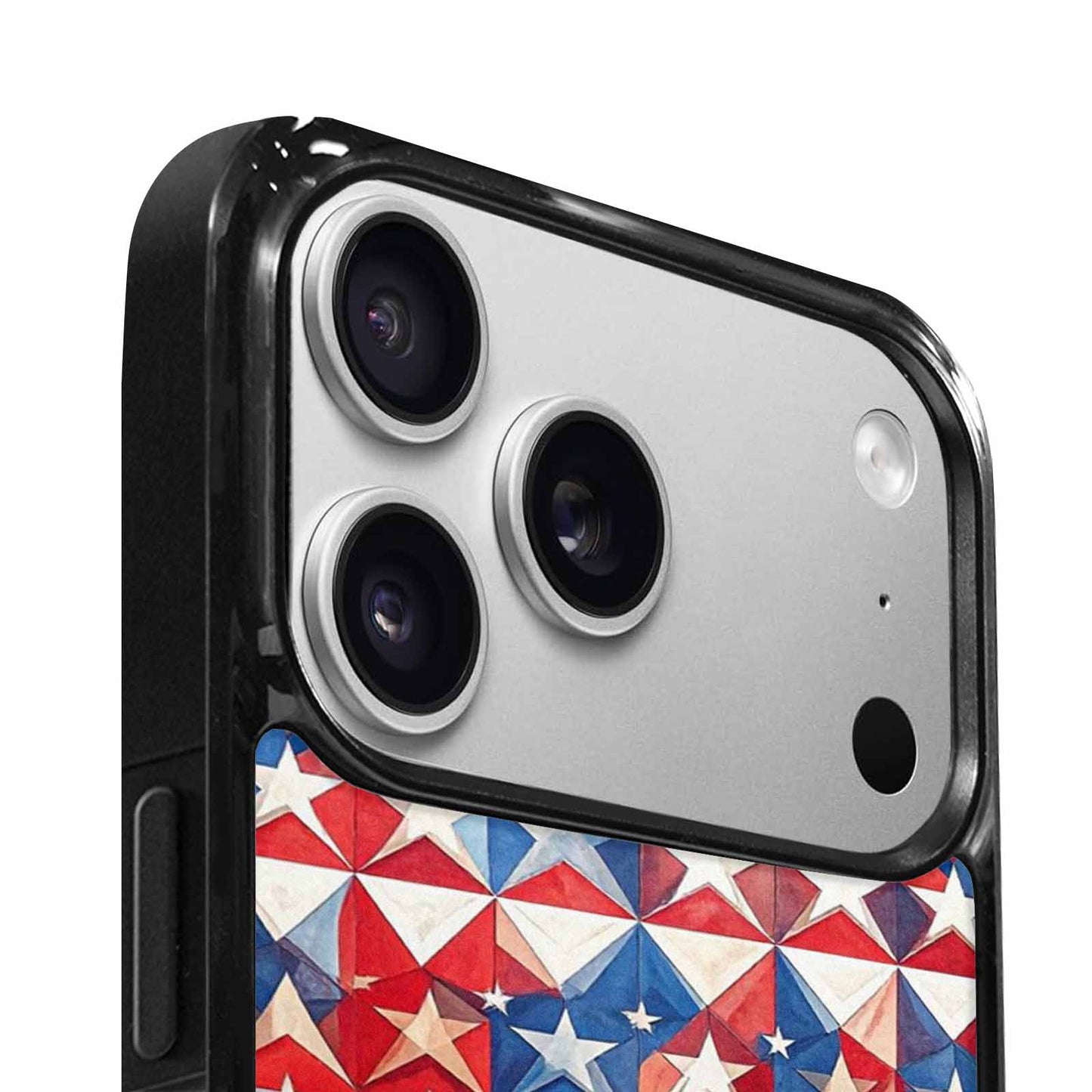 iPhone 17 Pro Max Case — Small American Flag Stars Galaxy Space, Customized Protective Case