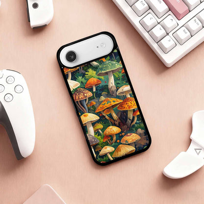 iPhone 17 Air Case — Mushrooms Camomushrooms Patter Yvr Camo, Custom Art Phone Cover