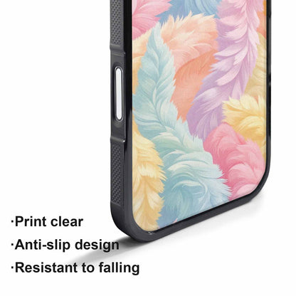 iPhone 17 Pro Max Case — Zebra Pastel Rainbow Animal Print, Custom Print Case Cover