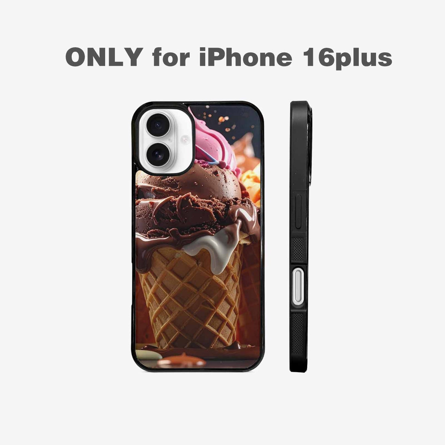 iPhone 16 Plus Case — Extreme Close Up Shot Only Drippig, Custom Made Phone Cover