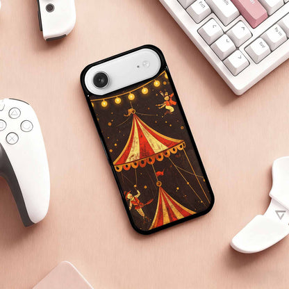 iPhone 17 Air Case — Vintage Circus Art Pattern Retro Vintage, Custom Made Phone Cover