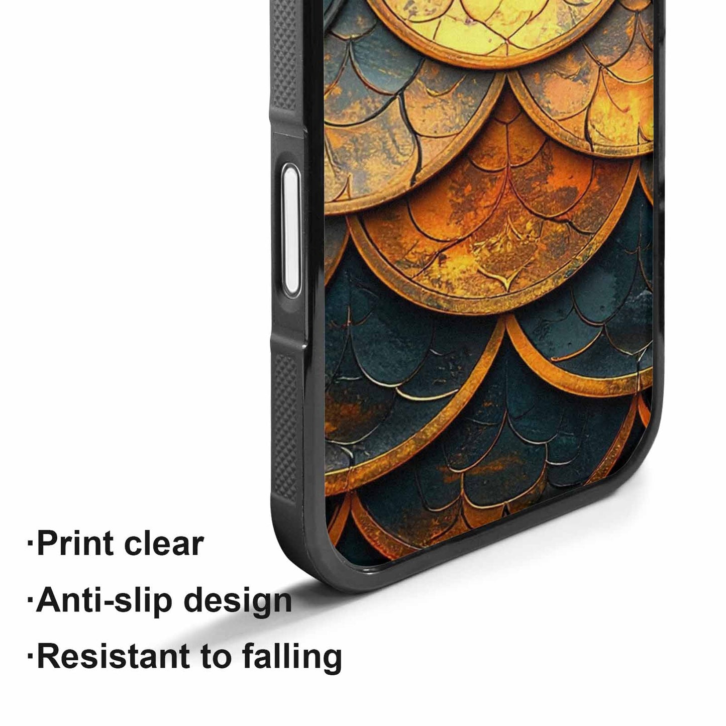iPhone 17 Case — Dragon Scale Fantasy Art Original Art, Customized Protective Case
