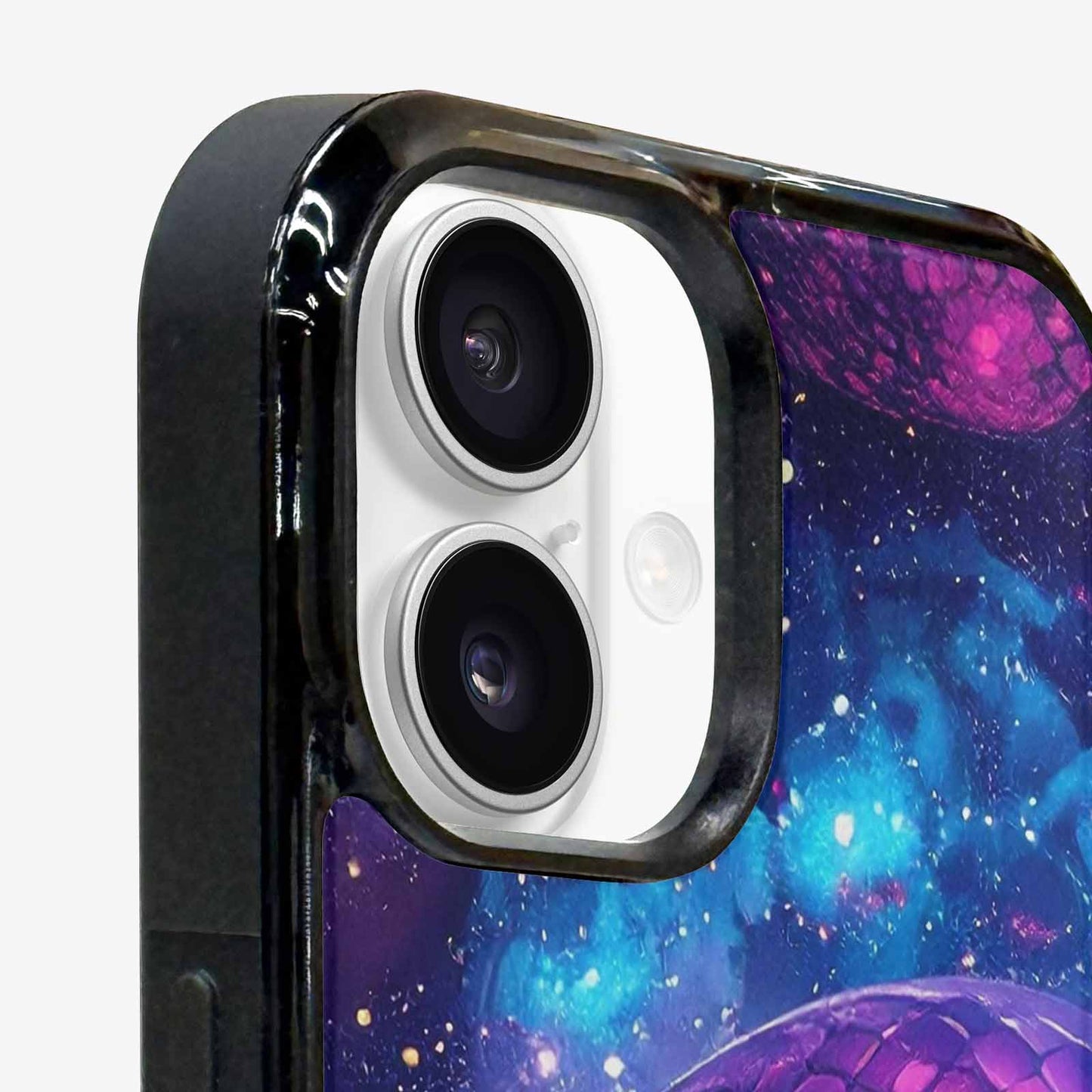 iPhone 16 Case — Galaxy Snake Print, Custom Designed Case Cover