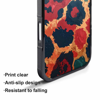 iPhone 17 Pro Case — Leopard Wallpaper Print Animal Print, Custom Phone Case