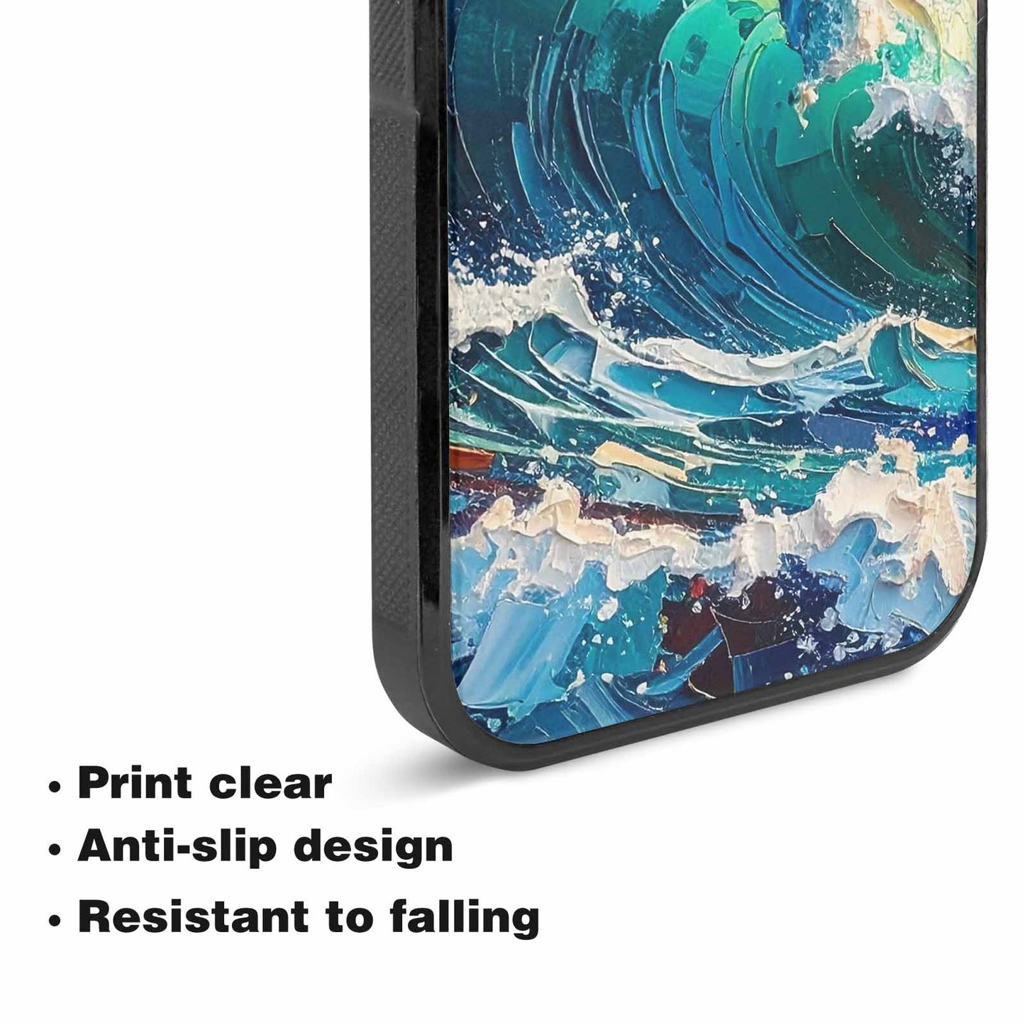 iPhone 15 Plus Case — Wave Crest Splash Wave Crest Splash, Unique Phone Case Design