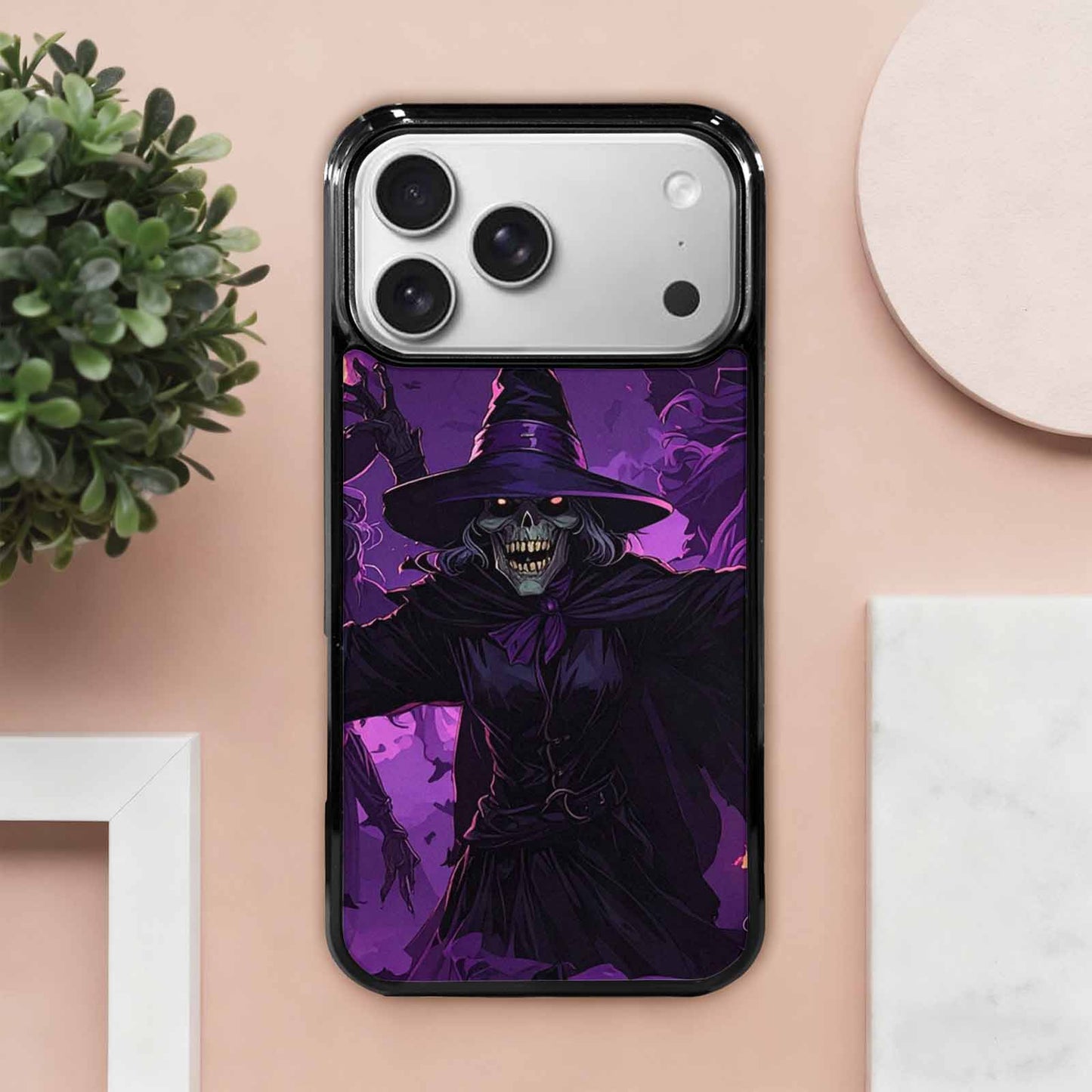iPhone 17 Pro Max Case — Scary Horror Halloween Art Original Art, Unique Phone Case Design