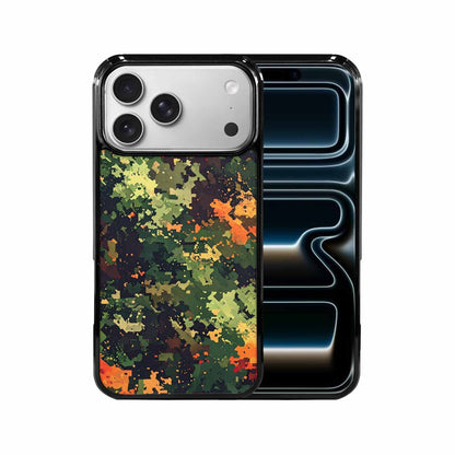iPhone 17 Pro Max Case — Small Military Camouflage Blotch Camo, Personalized Phone Case
