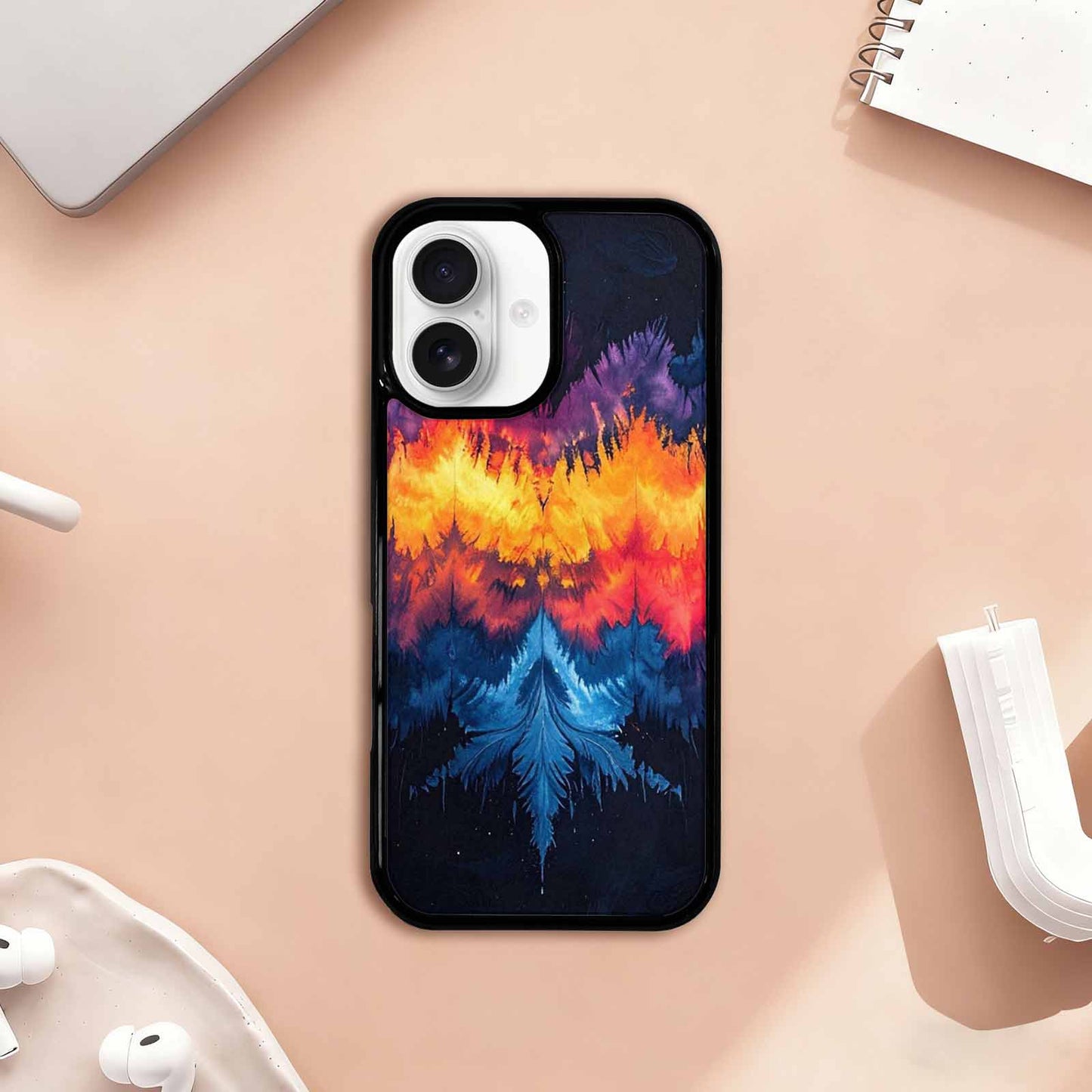 iPhone 17 Case — Tie Dye Dark Tie Dye, Custom Made Phone Cover