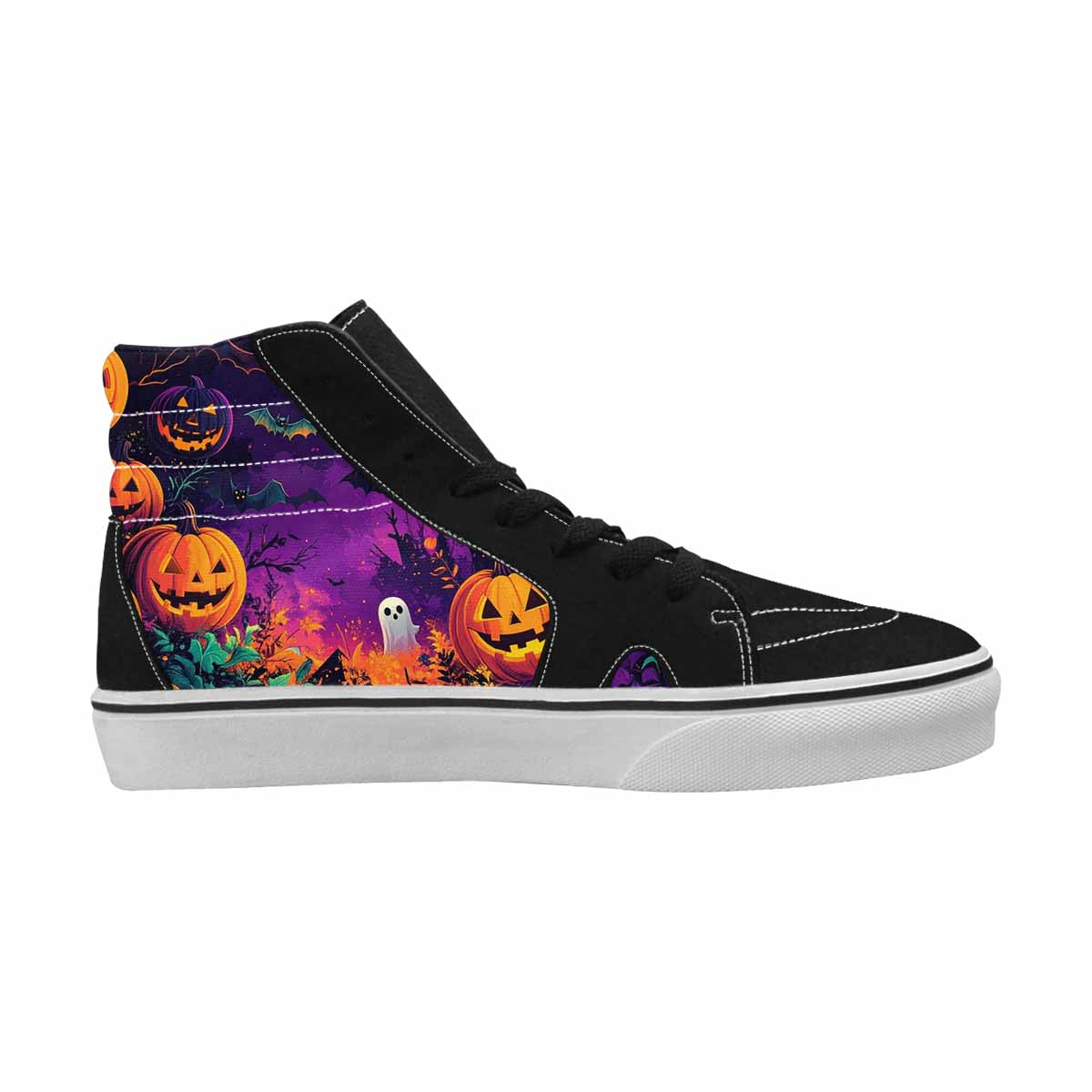 WOMEN'S Halloween Print High Top Canvas Dreamcore Custom Sneakers