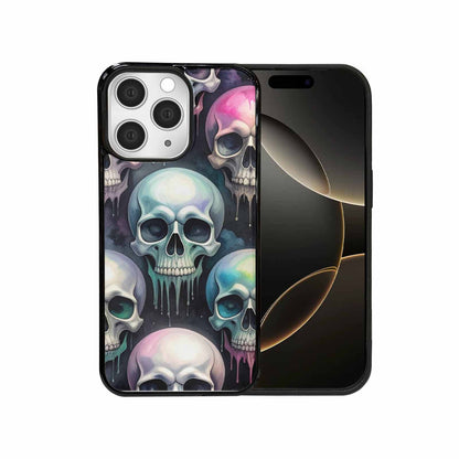 iPhone 15 Pro Max Case — Dark Black And White Color Tone, Custom Designed Case Cover