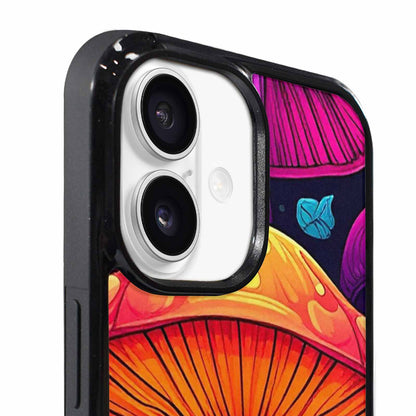 iPhone 17 Case — Psychedelic Mushroom Cartoon Pattern Cartoon Cute, Custom Art Phone Cover