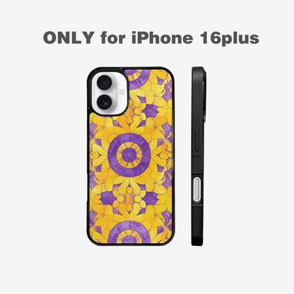iPhone 16 Plus Case — Intersex Flag Color Theme Small Rainbow, Custom Made Phone Cover