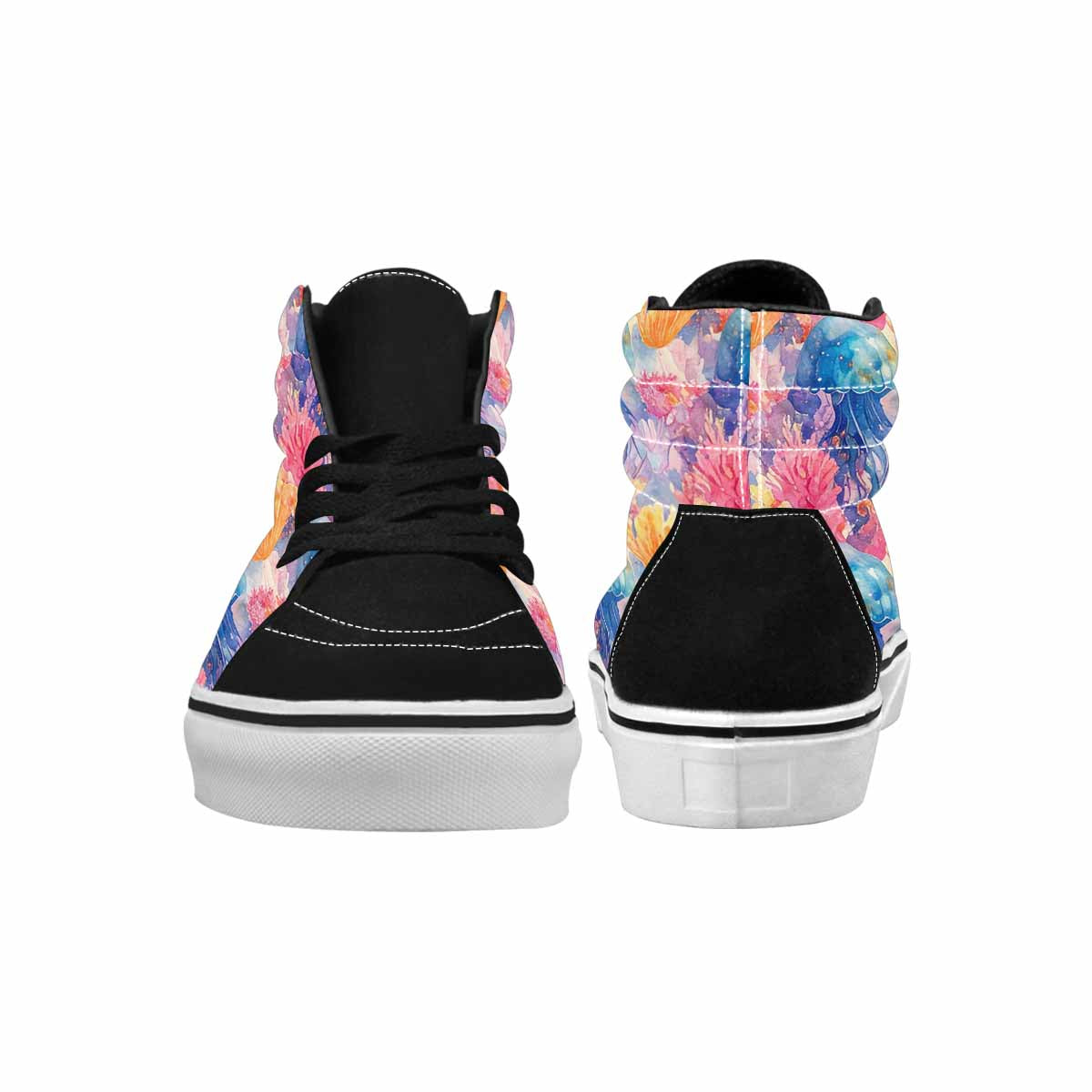 WOMEN'S Fish Scale Coral High Top Canvas Y2K Shoes