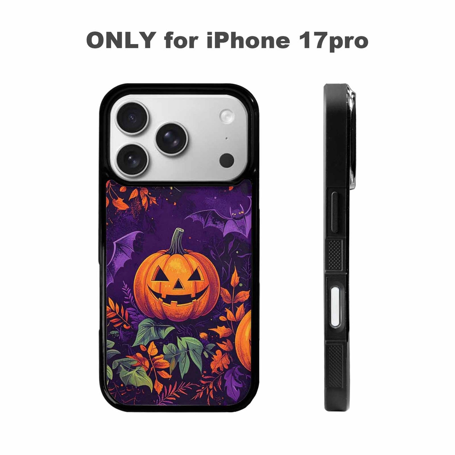 iPhone 17 Pro Case — Halloween Art Print Edge To Original, Custom Art Phone Cover