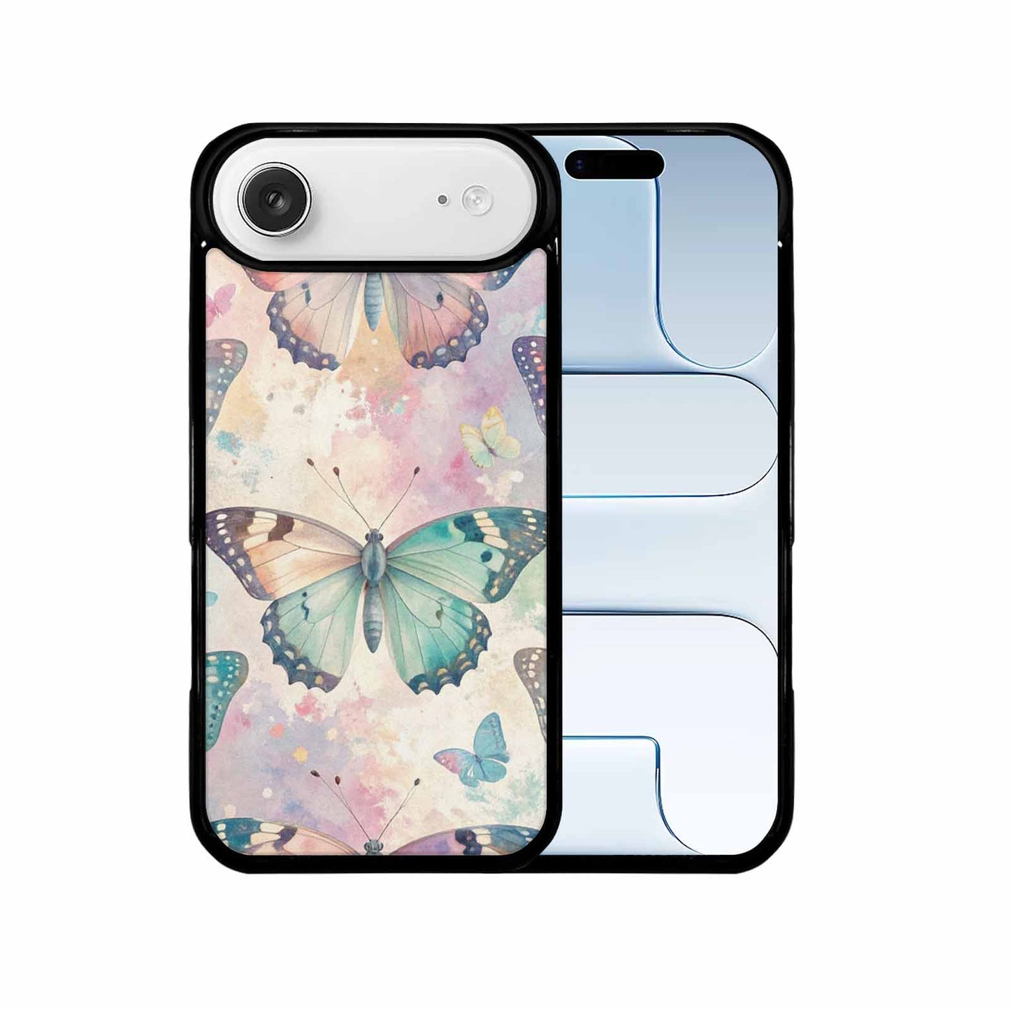 iPhone 17 Air Case — Pastel Animal Print Butterfly Animal Print, Custom Art Phone Cover