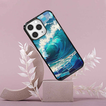 iPhone 15 Pro Max Case — Wave Crest Splash Wave Crest Splash, Customized Protective Case