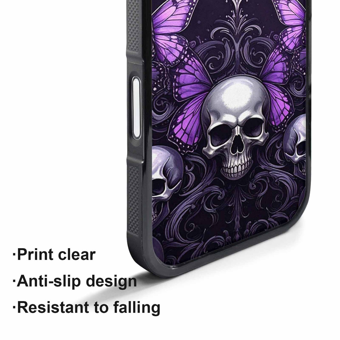 iPhone 17 Pro Case — Skull Dark Art Gothic Print Gothic, Custom Print Case Cover