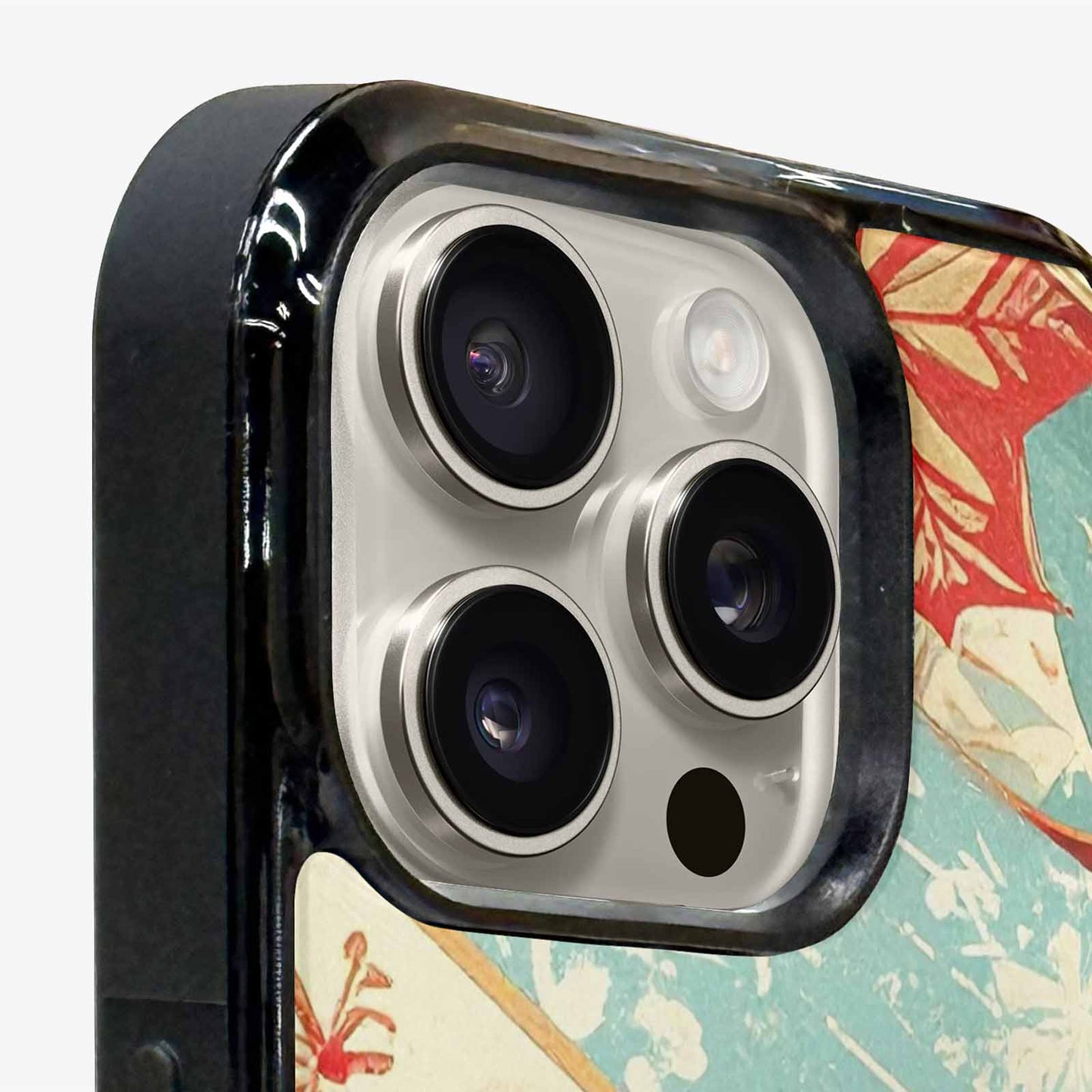iPhone 15 Pro Max Case — Christmas Wrapping Paper Pattern Art Wallpaper, Unique Phone Case Design