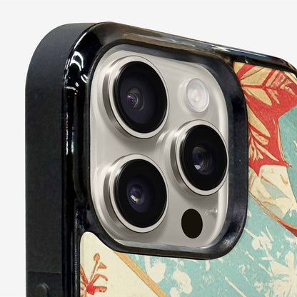 iPhone 15 Pro Max Case — Christmas Wrapping Paper Pattern Art Wallpaper, Unique Phone Case Design