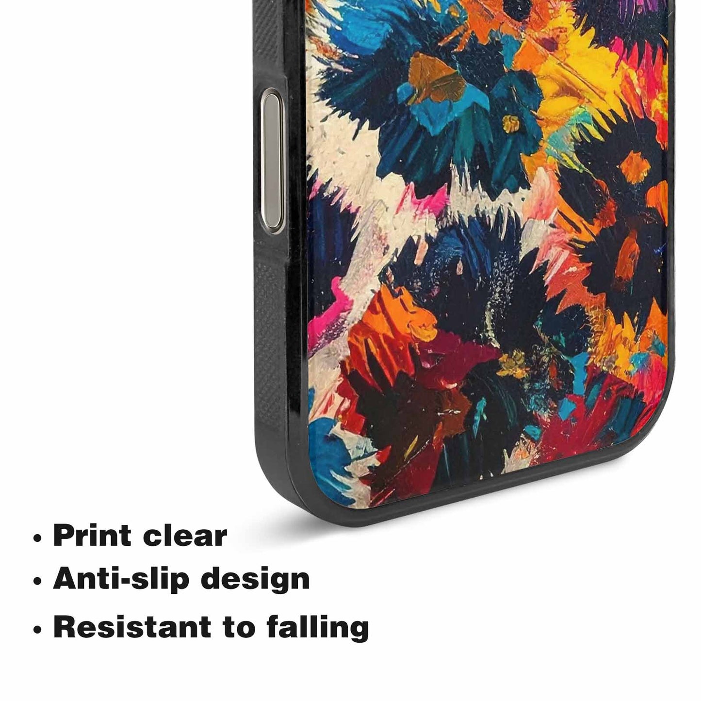 iPhone 16 Pro Max Case — Full Color Vibrant Animal Print Animal, Custom Phone Case
