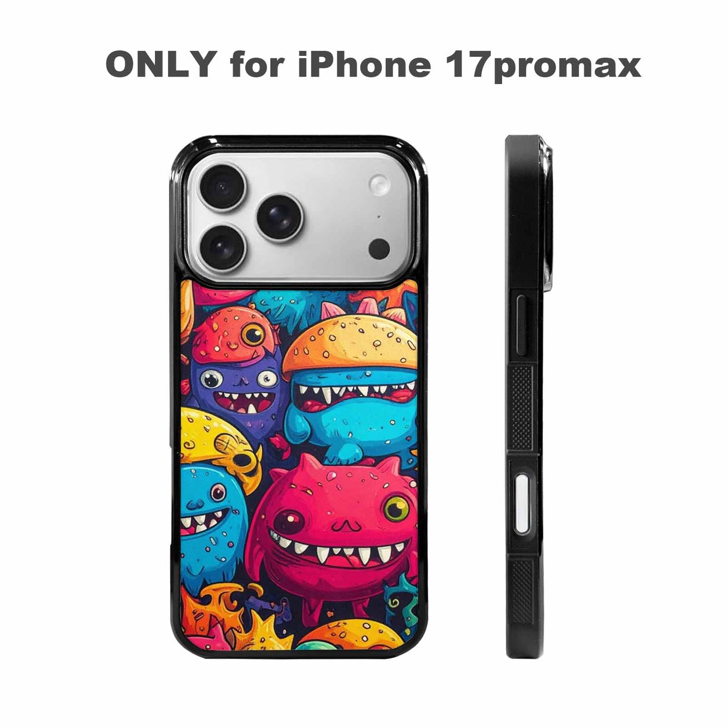 iPhone 17 Pro Max Case — Small Cartoon Monster Character Cartoon Cute, Original Design Phone Case