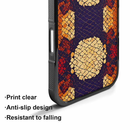 iPhone 17 Case — Snake Print Dark Seamless Animal Print, Custom Printed Phone Case
