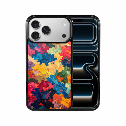 iPhone 17 Pro Max Case — Camo Patches Full Color Camo, Custom Phone Case