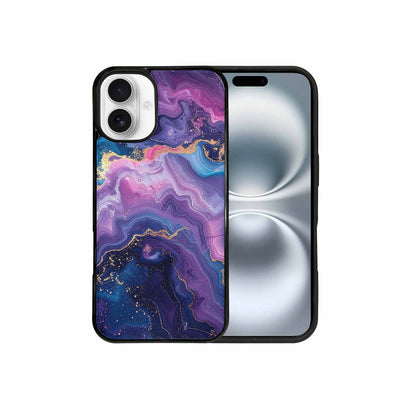 iPhone 16 Plus Case — Marble Galaxy, Custom Print Case Cover