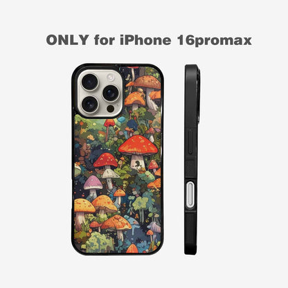 iPhone 16 Pro Max Case — Mushrooms Camomushrooms Patter Big, Custom Print Case Cover