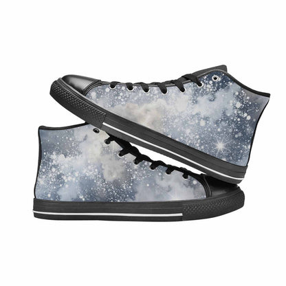 MEN'S Galaxy Art - High Top Canvas Grunge Shoes